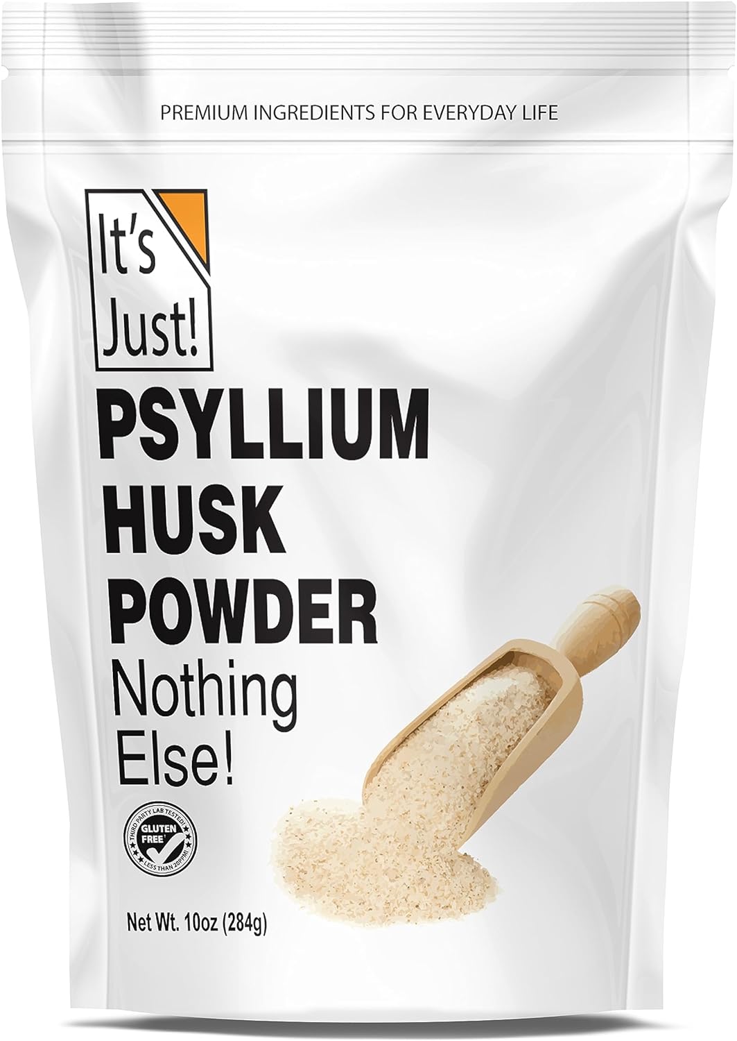 It'S Just! - Psyllium Husk Powder, Easy Mixing Dietary Fiber, Cleanse Your Digestive System, Finely Ground Powder, Ideal For Keto Baking, Non-Gmo (Unflavored, 10Oz (Pack Of 1))