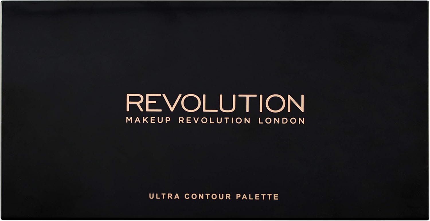 Makeup Revolution Ultra Contour Palette, Makeup Palette Includes Highlighters & Contour Shades, Adds Definition & Sculpts Features, Vegan, 13G