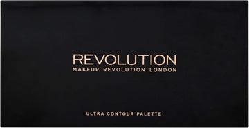 Makeup Revolution Ultra Contour Palette, Makeup Palette Includes Highlighters & Contour Shades, Adds Definition & Sculpts Features, Vegan, 13G