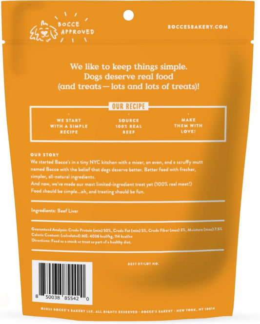 Bocce'S Bakery Freeze Dried Beef Tartare Treats For Dogs - All-Natural, Freeze-Dried Treats Made With One Ingredient, Made In The Usa, 3 Oz
