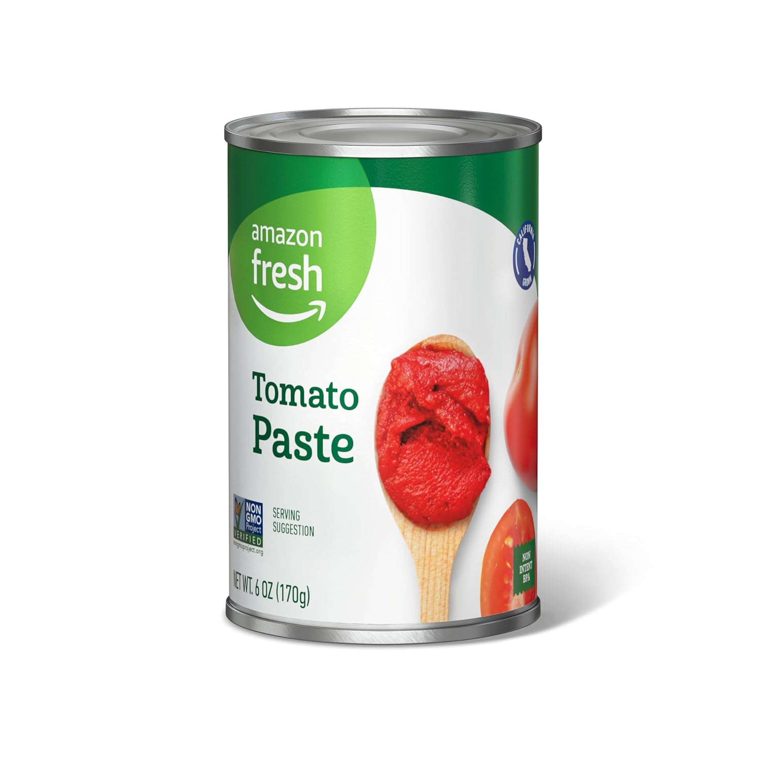 Amazon Fresh, Tomato Paste, 6 Oz (Previously Happy Belly, Packaging May Vary)