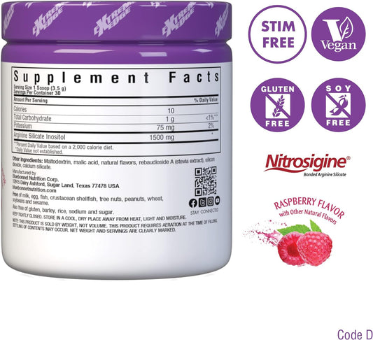 Bluebonnet Nutrition Extreme Edge Nitro Powder, Nitric Oxide Precursor