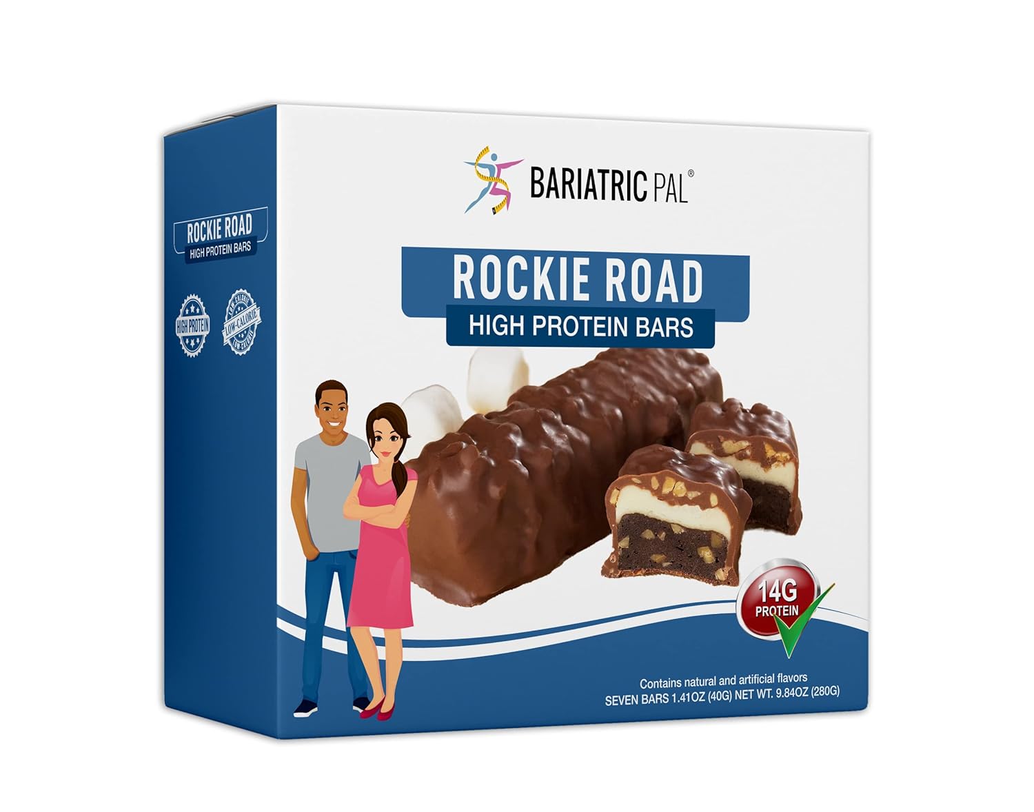 BariatricPal 14g Protein Bars - Rockie Road (1-Pack)