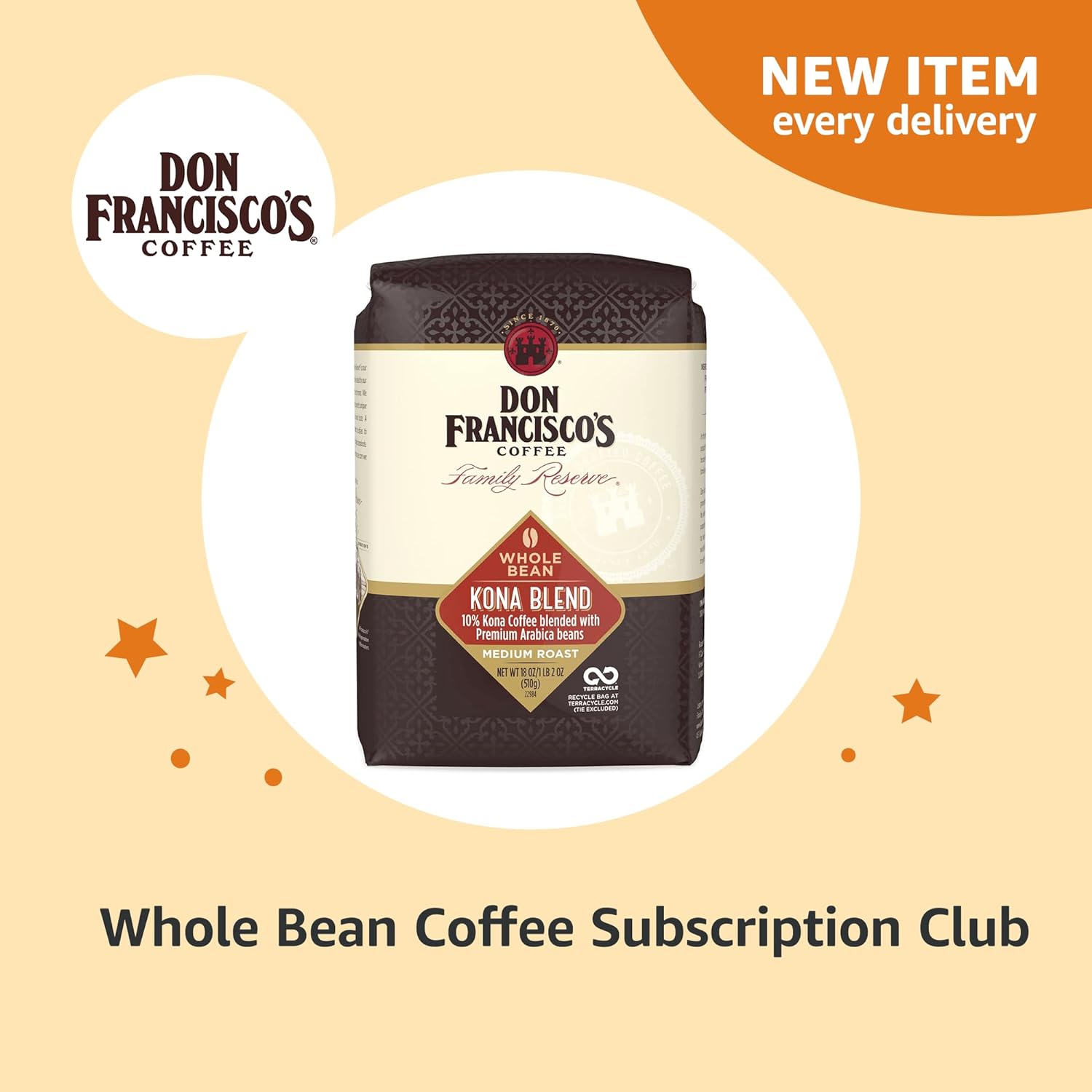 Don Francisco's Whole Bean Coffee Selection Subscription Box