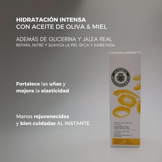 La Chinata - Olive Oil Cosmetics (Hands - Cream With Honey - 75 Ml)