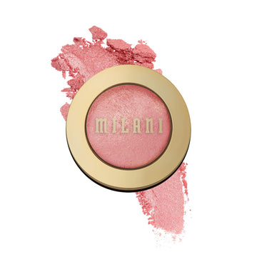 Milani Baked Blush - Sunset Passione (0.12 Ounce) Cruelty-Free Powder Blush - Shape, Contour & Highlight Face For A Shimmery Or Matte Finish