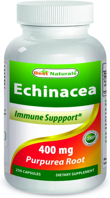 Best Naturals Echinacea 400 mg 250 Capsules