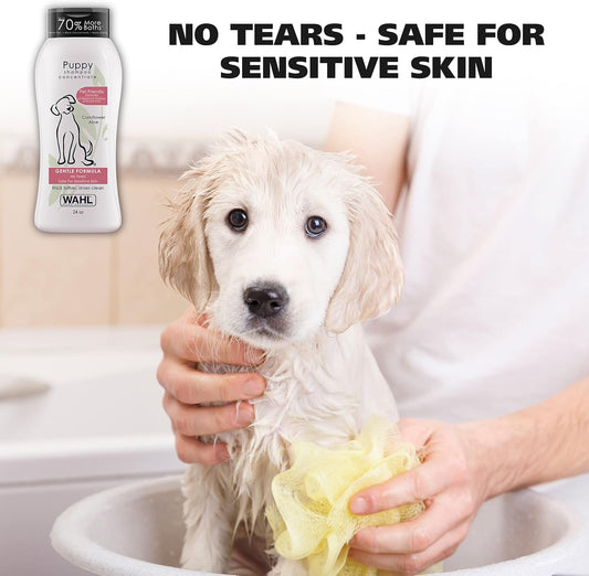 Wahl Usa Gentle Puppy Shampoo For Pets – Cornflower & Aloe For Grooming Dirty Dogs - 24 Oz - Model 820002A