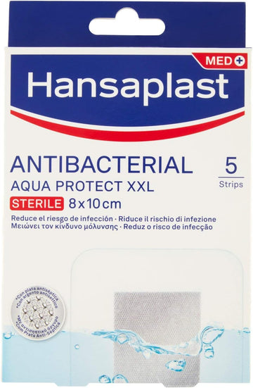 Hansaplast Sterile Gauze Dressing, 10 X 8 Cm, 5 Units, Xxl, 40.0 Grams