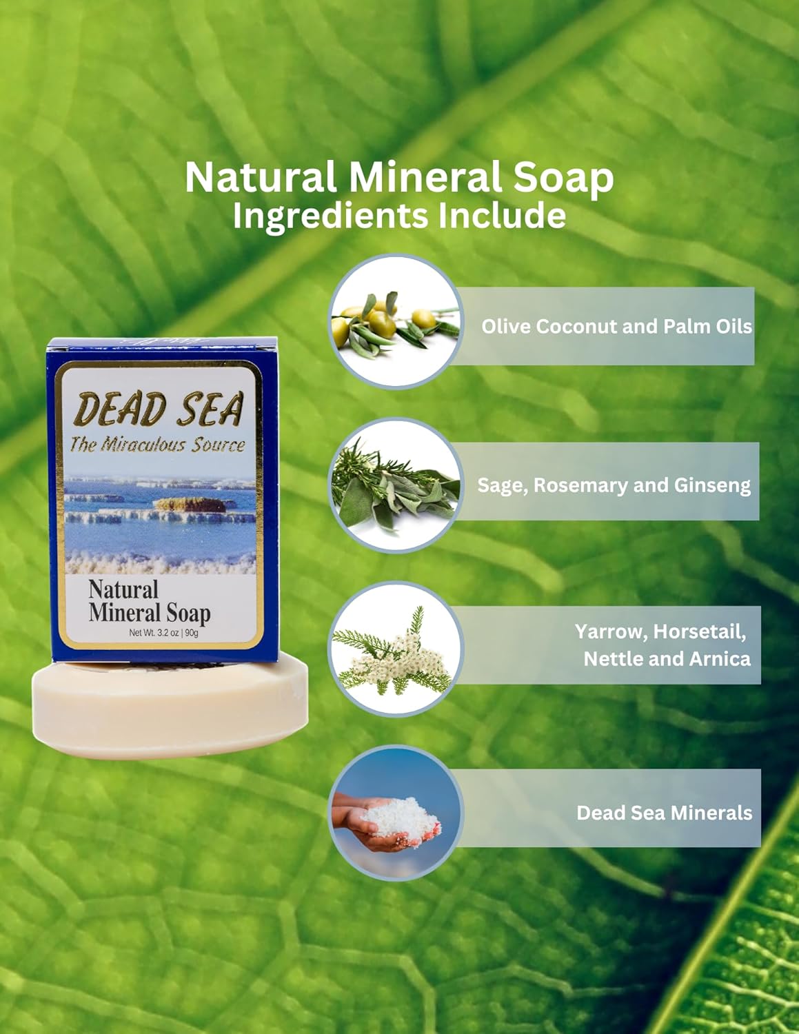 Malki Dead Sea Products Natural Mineral Facial Wash | Natural Face Wash | Sls-Free, Gentle Care For Acne-Prone Skin And Eczema | Purifying Sage, Chamomile, Nettle, And Frankincense Formula