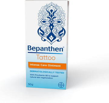 Bepanthen Tattoo Intense Care Ointment, Formulated with Provitamin B5, 50g