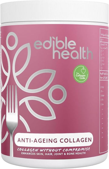 Edible Health Digestive Enzyme High Protein Powder - Infused With Collagen, Bromelain, Psyllium, Glutamine & Prebiotics For Balanced Digestive Wellness - 400G