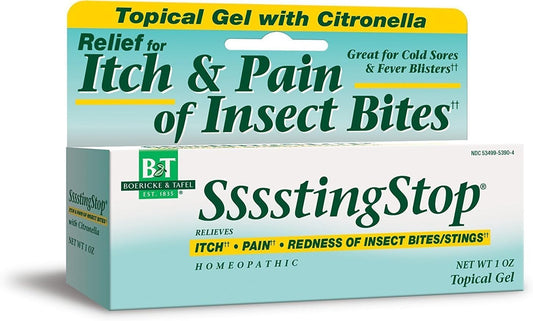 Natures Way B&T Gel Ssssting Stop 1 Oz : Health & Household