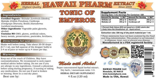 Shiitake, Maitake, Cordiceps, Reishi Liquid Extract 2X32 Fl.Oz