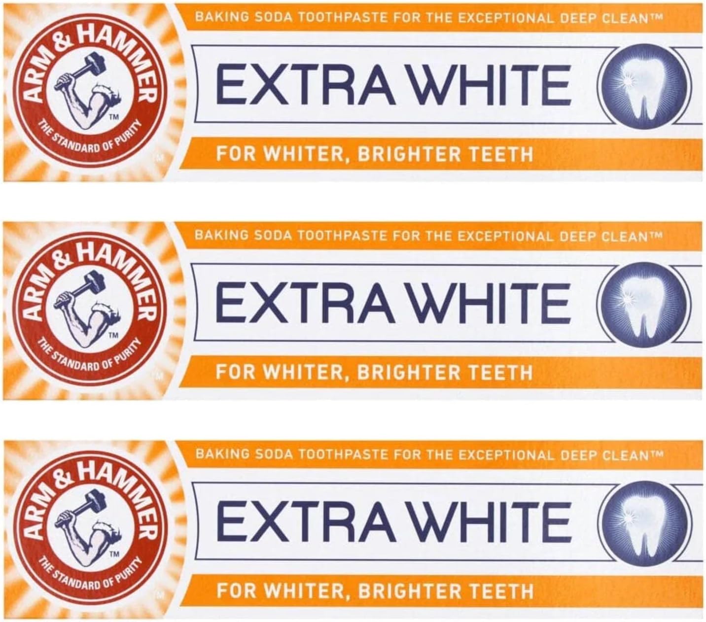 Arm & Hammer Toothpaste Extra White Complete Care 125G X 6 Packs