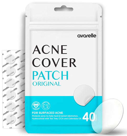 Avarelle Hide-And-Remove Kit Pimple Patches | Hydrocolloid Acne Patches For Blemishes And Zit For Face, Vegan, Cruelty Free