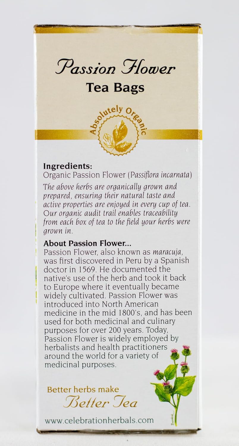 Celebration+Herbals+Passion+Flower+24+Count : Grocery & Gourmet Food