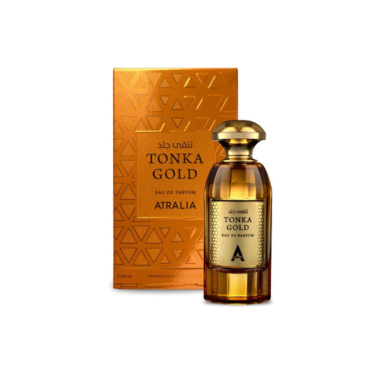 Tonka Gold Eau De Parfum Unisex 100Ml 3.4Oz - Luxurious And Long Lasting Fragrance With Top Notes Of Cognac, Cinnamon And Plum