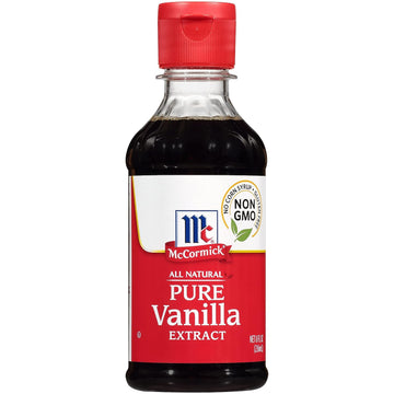 McCormick All Natural Pure Vanilla Extract (Made with Madagascar Vanilla Beans), 8 fl oz