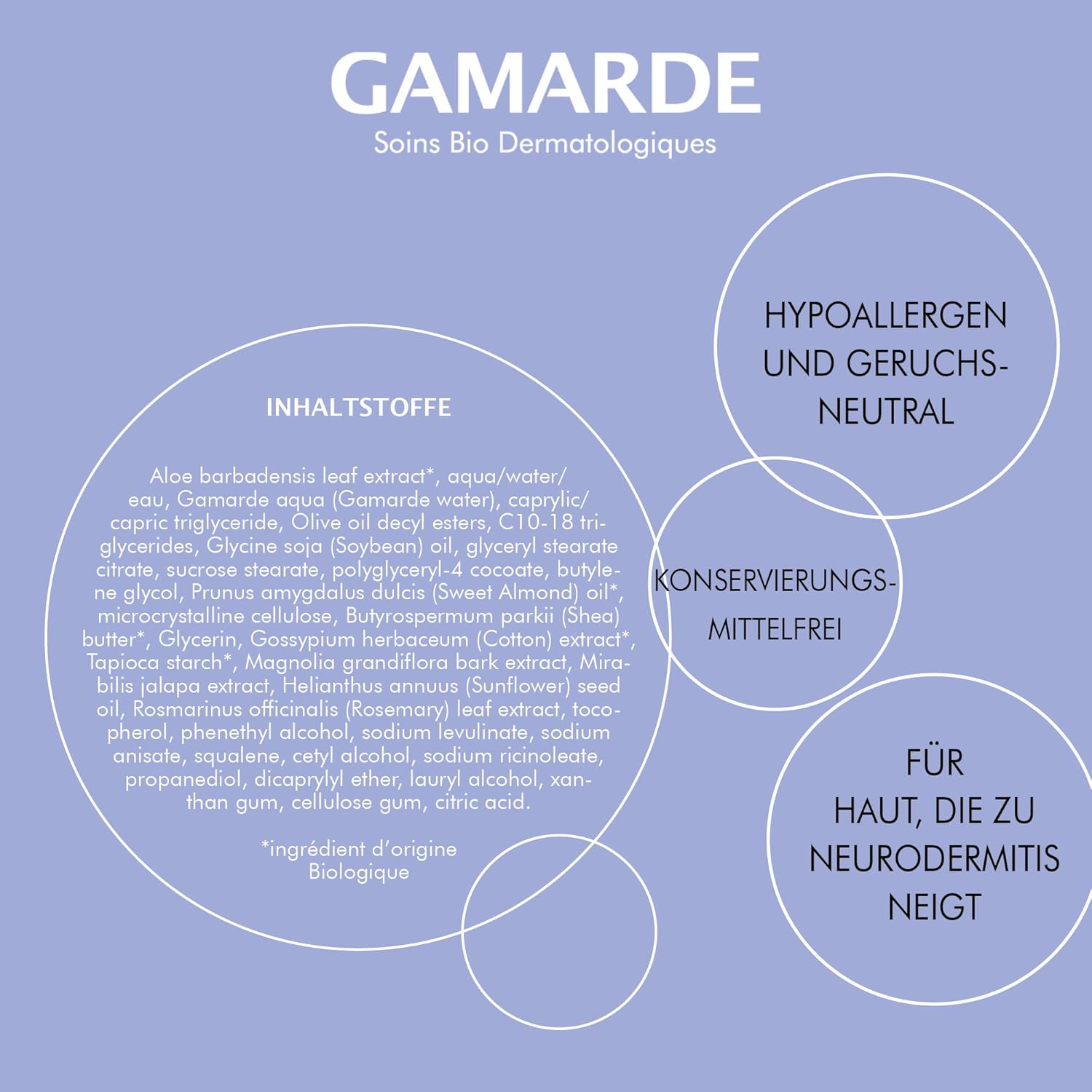 Gamarde Organic Atopic Comfort Cream 40Ml