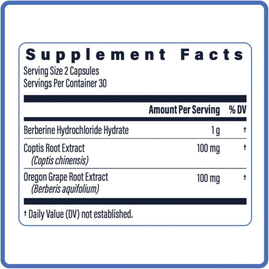 Triberine | 1,000 Mg Of Full Spectrum Berberine | 60 Capsules