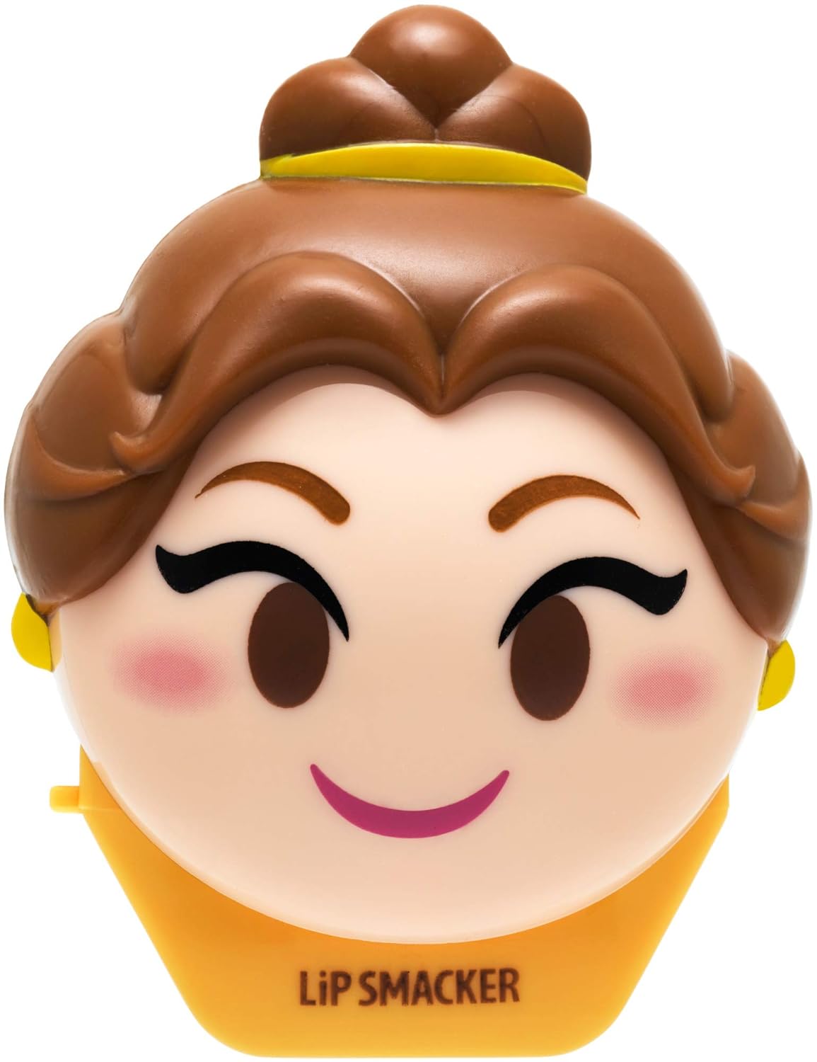 Lip Smacker Disney Beauty And The Beast Belle Emoji Flavored Lip Balm, Belle, Last Rose Petal, Clear, For Kids