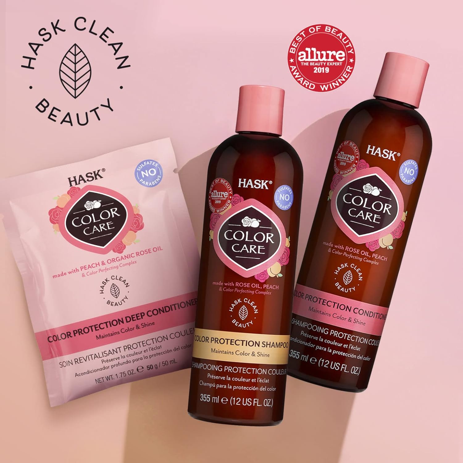 HASK Color Care x Chia Collection: 1 Chia Seed Dry Shampoo and 1 Color Care Shampoo and Conditioner set : Beauty & Personal Care