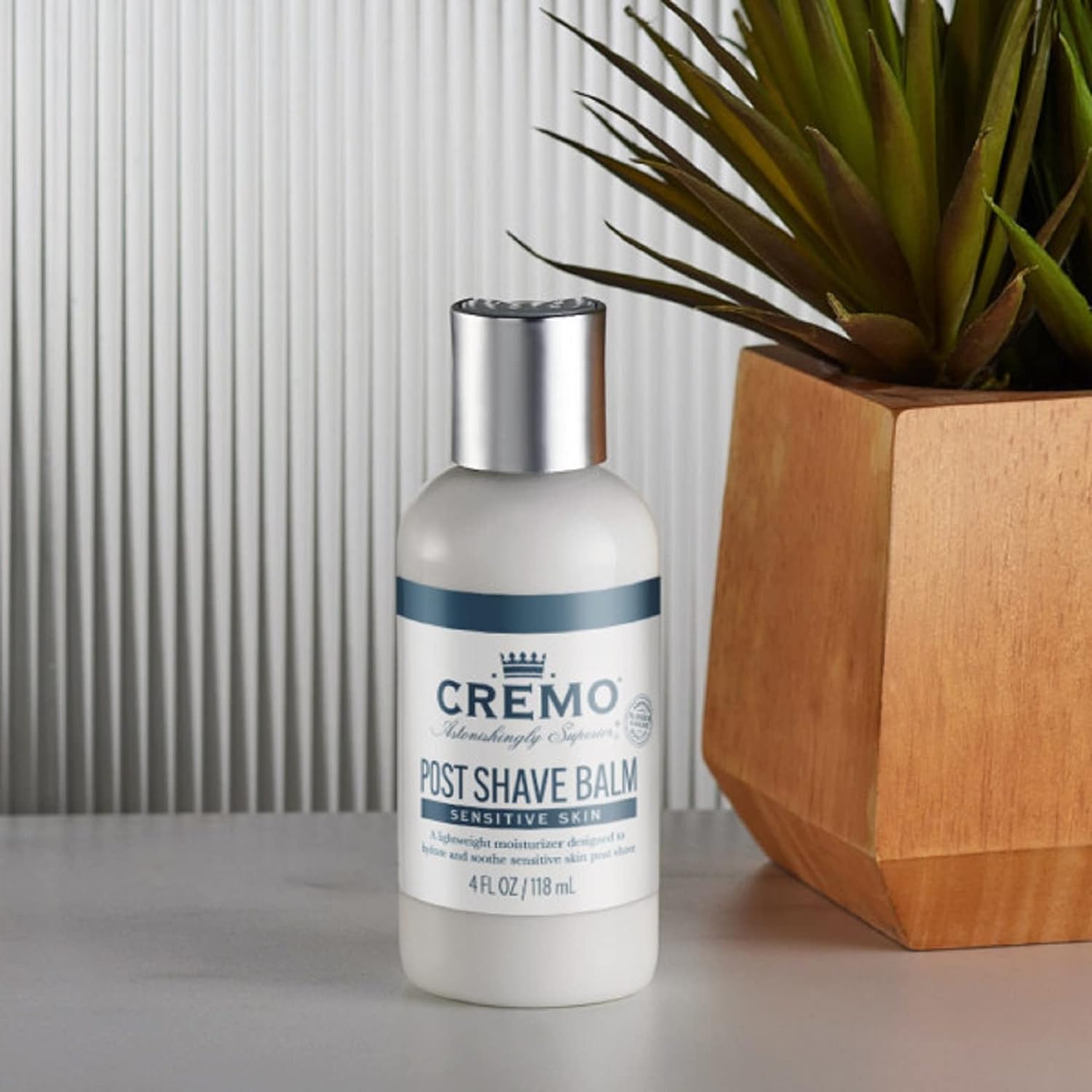 Cremo Sensitive Post Shave Balm, Soothes, And Protects Skin From Shaving Irritation, Dryness and Razor Burn, 4 Fluid Ounces : Beauty & Personal Care