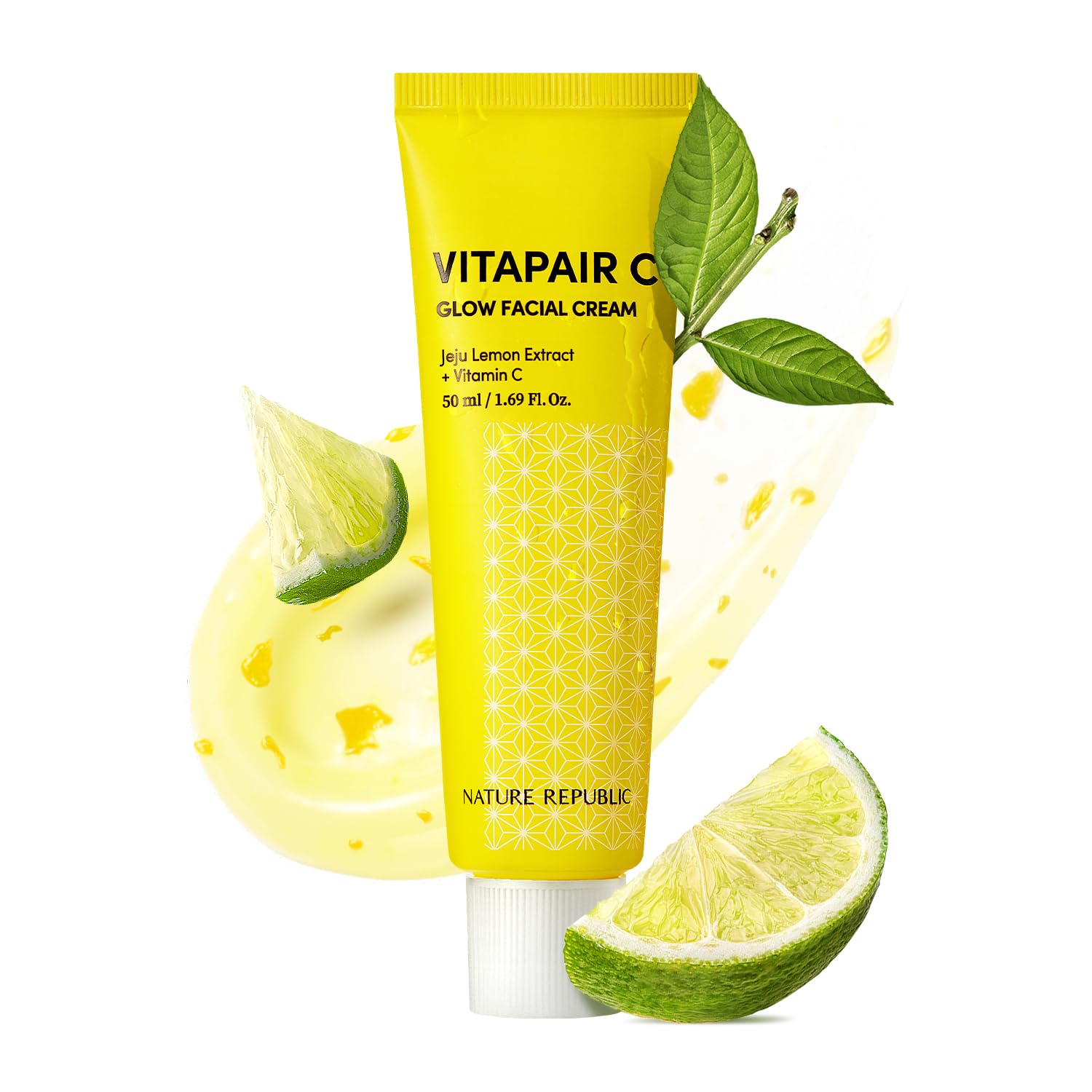 Nature Republic Vitapair C Glow Facial Cream, Niacinamide,Centella Asiatica Extract, Asiatic Acid, Citrus Lemon Fruit Extract,Vitamin C Cream,Valentines Day Gifts, Korean Skin Care 50Ml / 1.69 Fl Oz