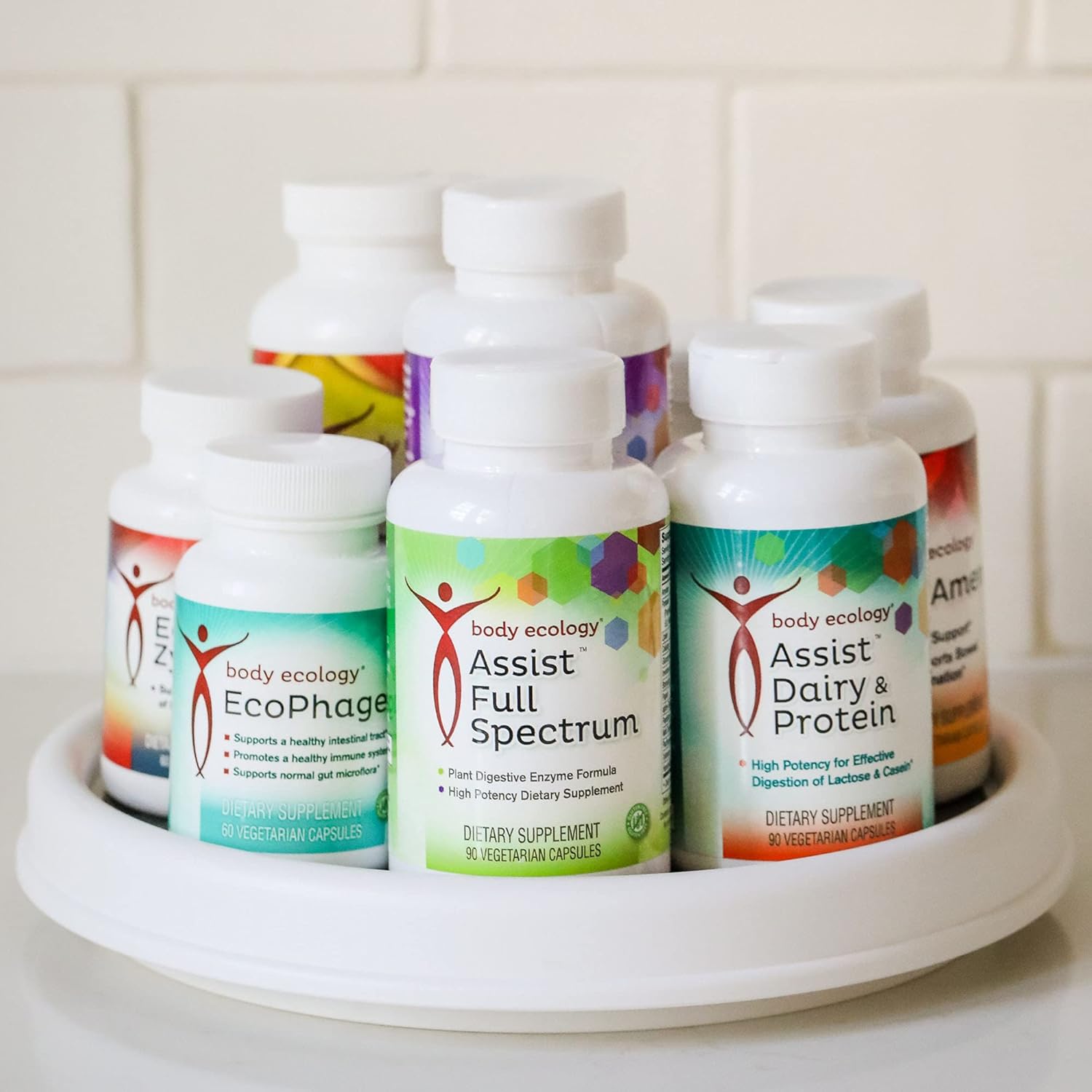 Body Ecology Assist Full Spectrum Enzymes | Plant Digestive Enzyme Supplement | Healthy Digestion And Absorbs Nutrients | 90 Vegetarian Count : Health & Household