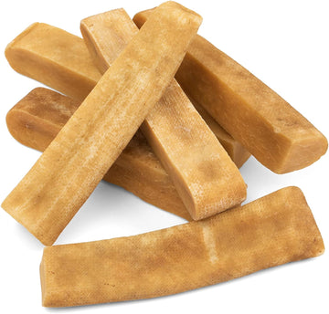 Premium Yak Cheese Dog Treats - Natural Yak Chews from Himalayan Mountains - Grain Free, Lactose Free - Easily Digestible, Promotes Oral Health (1 Lb. Bag)