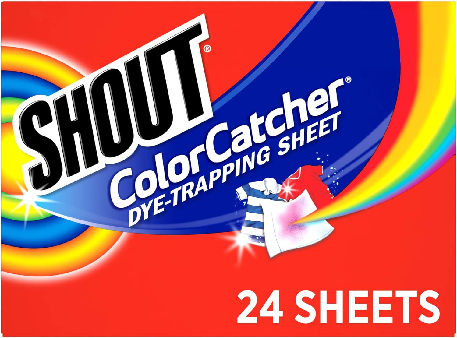 SHOUT Color Catcher, Dye-Trapping Sheets, 24 Sheets