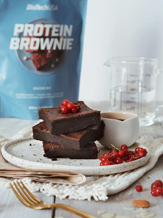 Biotechusa Protein Brownie, Baking Mix With Collagen, Whey Proteins And Sweeteners, 600 G, Chocolate