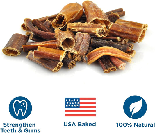 Best Bully Sticks Gullet Jerky Bites, 1.5Lb Bag - Natural Rawhide-Free Bully Bites For Dogs Beef Gullet Mix - Crunchy Dog Chews, Dog Training Treats