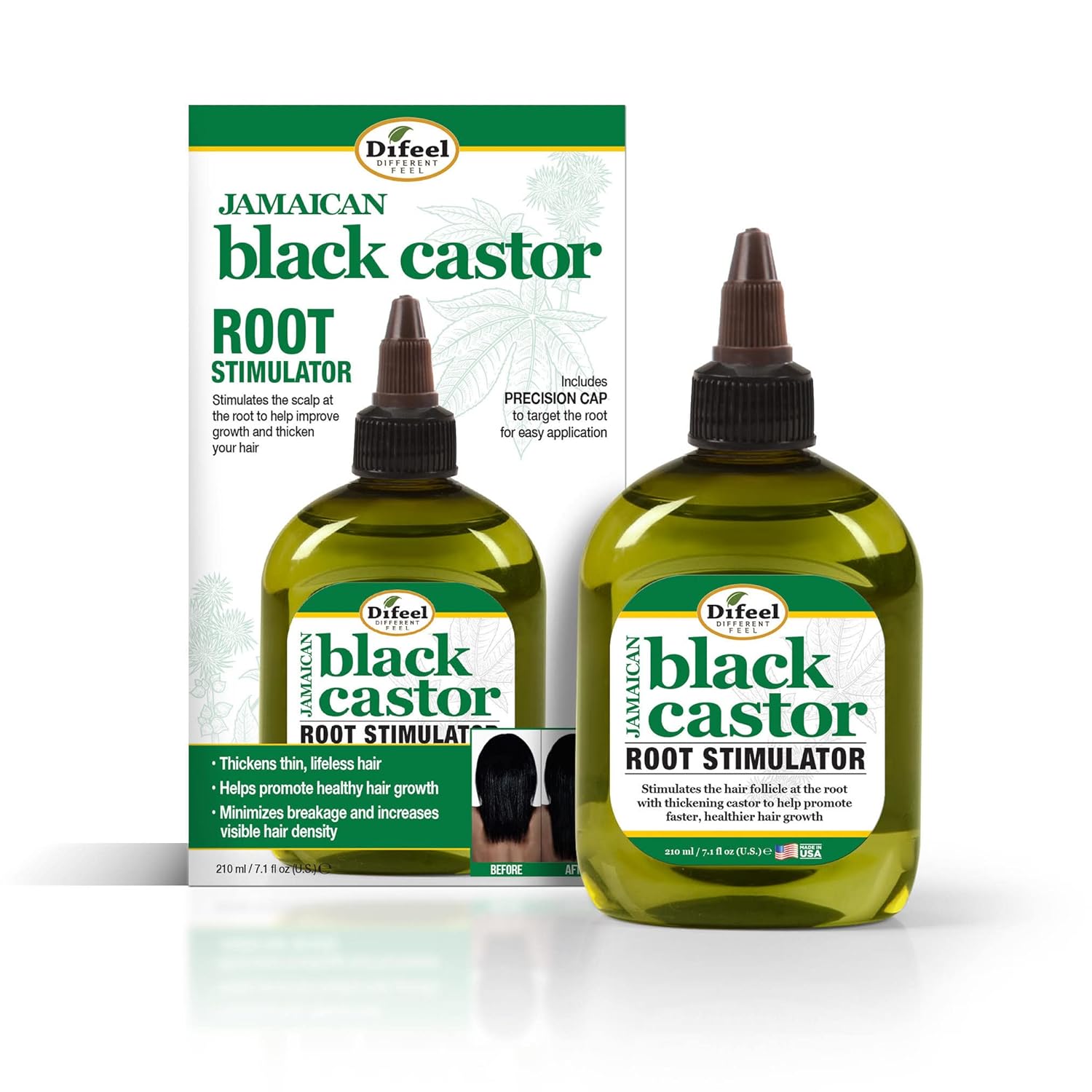 Difeel Jamaican Black Castor Superior Growth Root Stimulator 7.1 Ounces