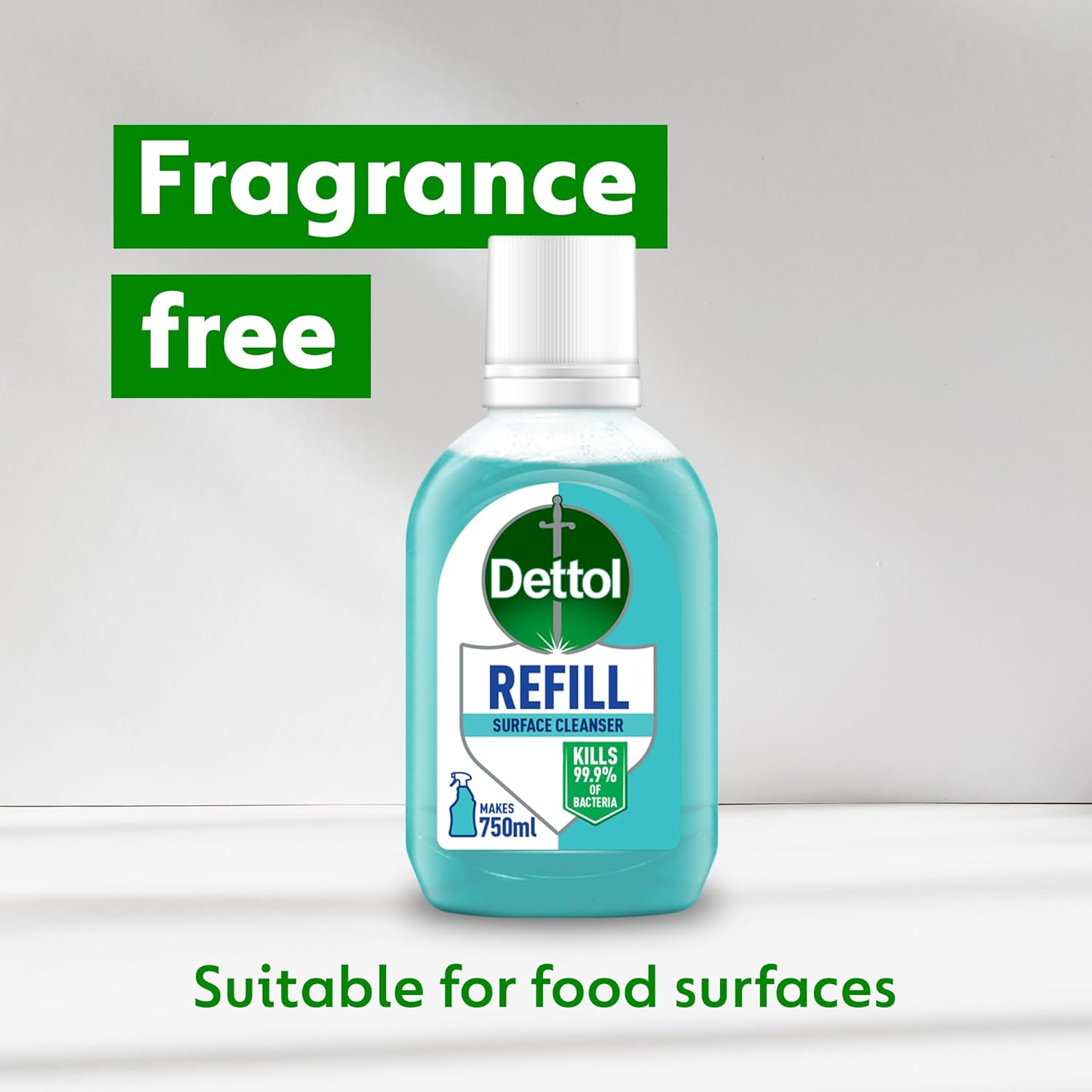 Dettol Surface Cleaner Spray Refill, Original, Multipack of 6 X 50ml, Total 300ml, Makes 2.25L, Antibacterial Spray, Kills 99.99% of Germs, Antibacterial, Disinfectant, Household Cleaners : Amazon.co.uk: Grocery