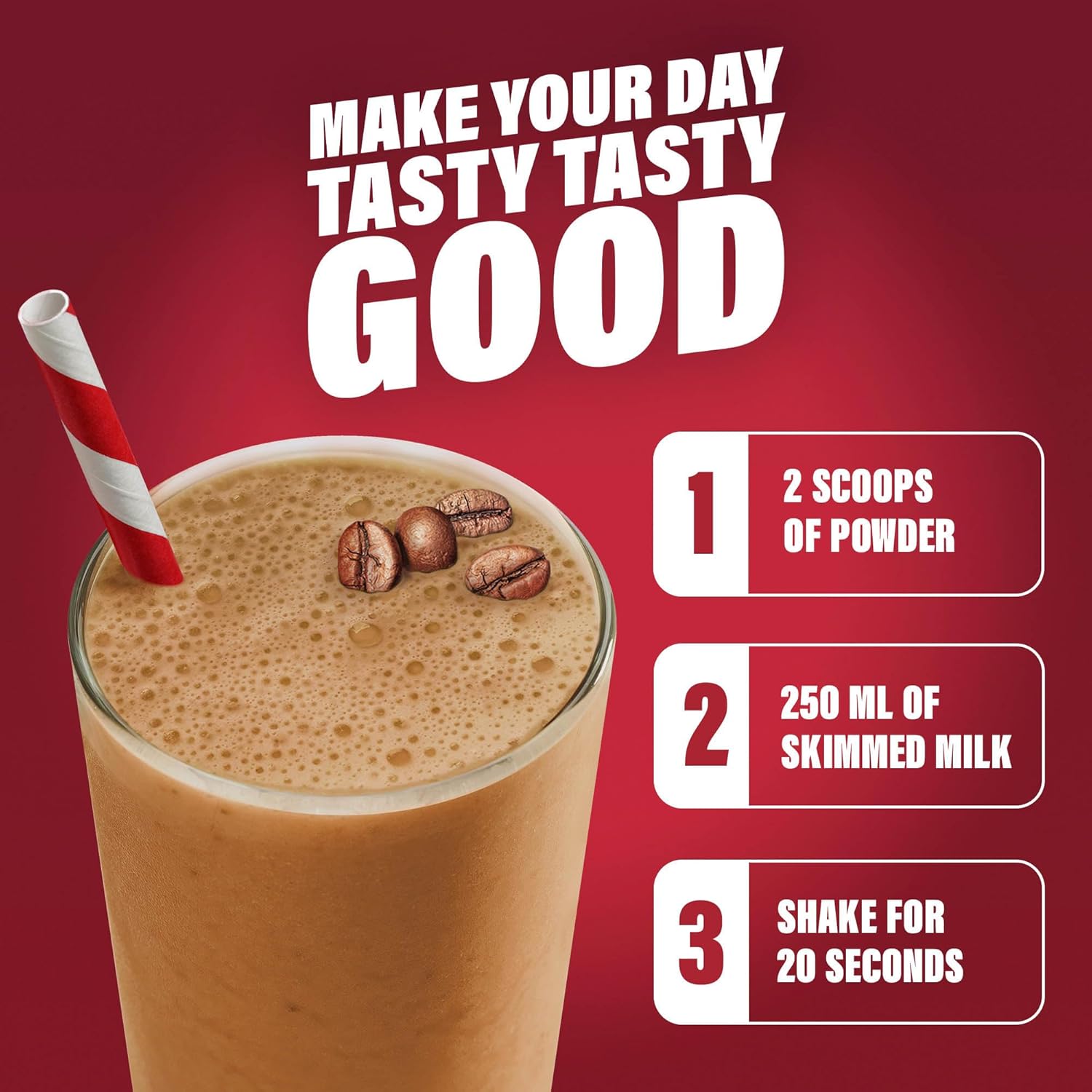 SlimFast Balanced Meal Shake, Healthy Shake for Diet Plan with Vitamins and Minerals, High in Fibre, Replacement, Café Latte Flavour, 16 Servings,584 g (Pack of 2) : Amazon.co.uk: Health & Personal Care