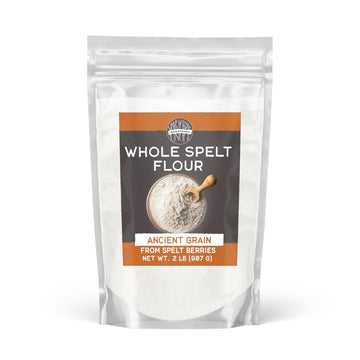 Birch & Meadow Whole Spelt Flour, 2 Lb, Ancient Grain, From Spelt Berries, Nutty Flavor
