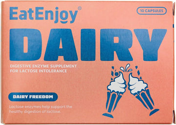 Eatenjoy Dairy Digestive Enzyme Supplement | 10 Capsules