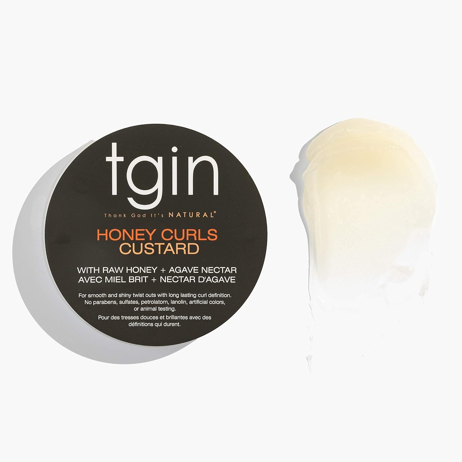 tgin Honey Curls Custard For Natural Hair - Dry Hair - Curly Hair - Damaged Hair - 12 Oz : Beauty & Personal Care