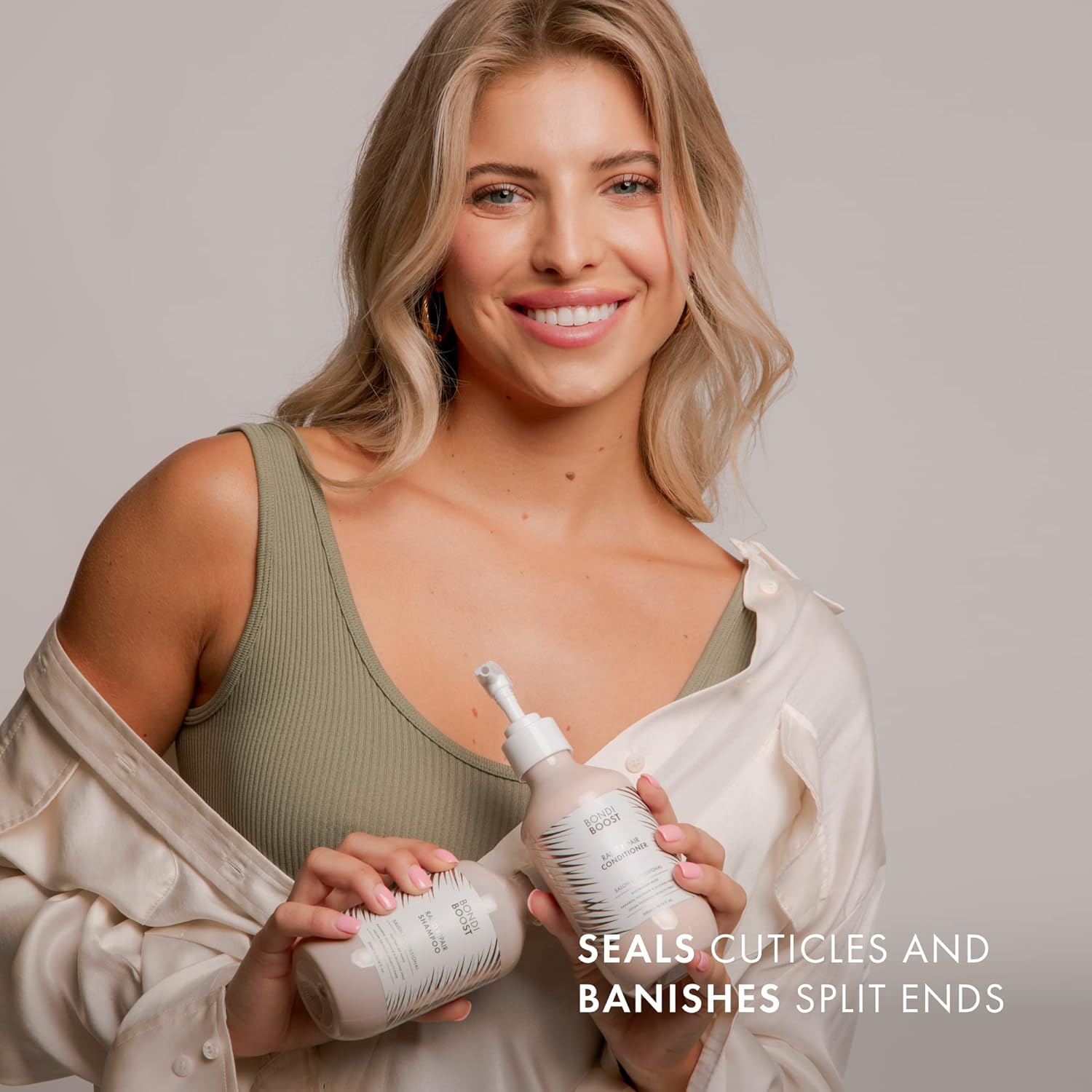 Bondiboost Rapid Repair Duo Shampoo + Conditioner Bundle [300Ml Each] - Vegan/Cruelty-Free - Australian Made
