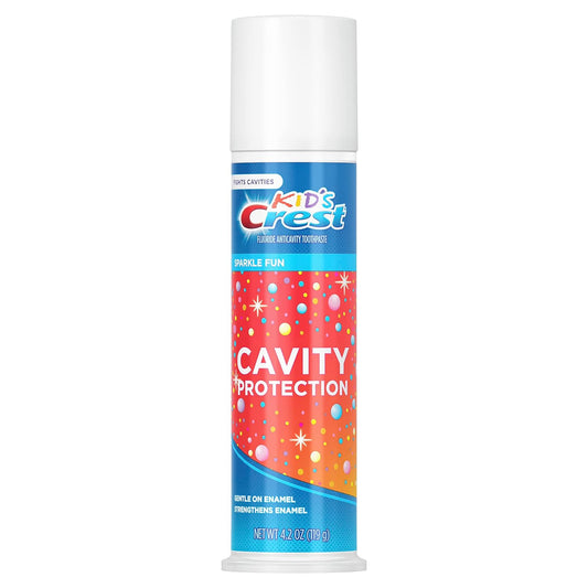 Crest Kid'S Cavity Protection Toothpaste Pump (Children And Toddlers 2+), Sparkle Fun Flavor, 4.2 Ounces