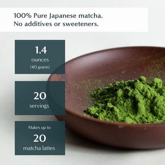 Naoki Matcha Organic All Purpose Blend - Authentic Japanese Culinary Grade Matcha Green Tea Powder From Japan (40G / 1.4Oz)