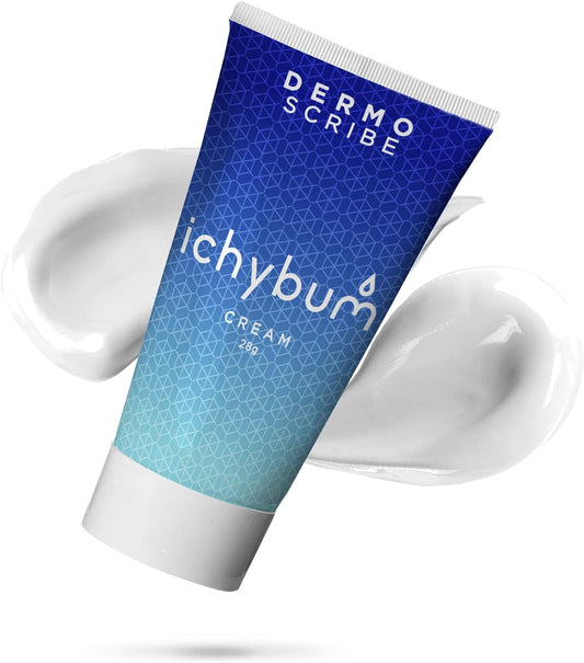 Ichybum Anal Itching Cream, Hemorrhoid Itch Cream for Chronic Itch, Hemorrhoids, & Athlete?s Foot, Contains Hydrocortisone & Clioquinol, 28g