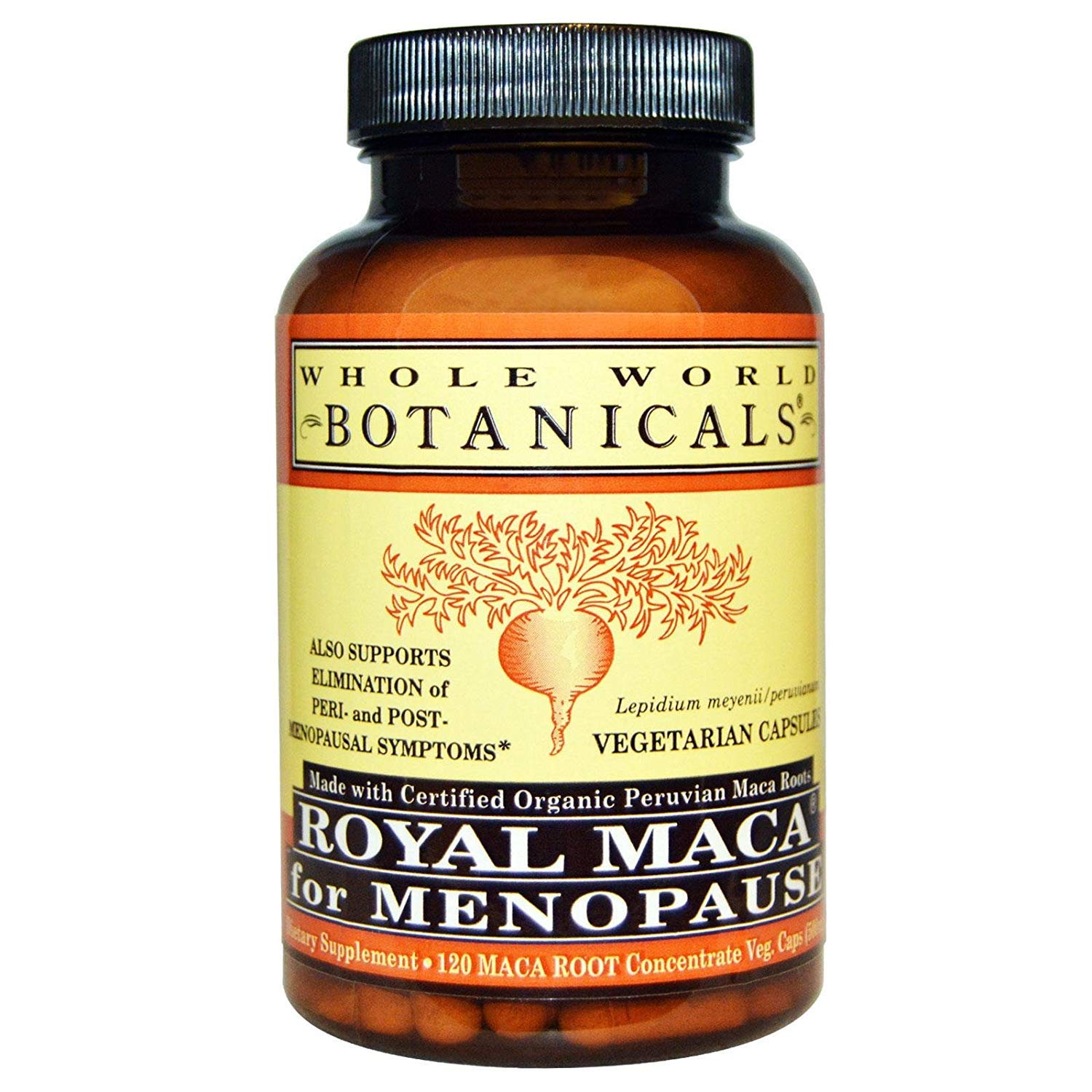 Whole World Botanicals Royal Maca For Menopause, 120 Ct : Health & Household