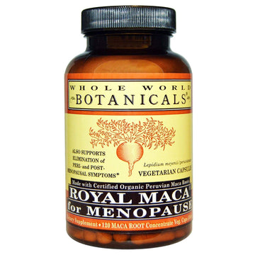 Whole World Botanicals Royal Maca For Menopause, 120 Ct : Health & Household