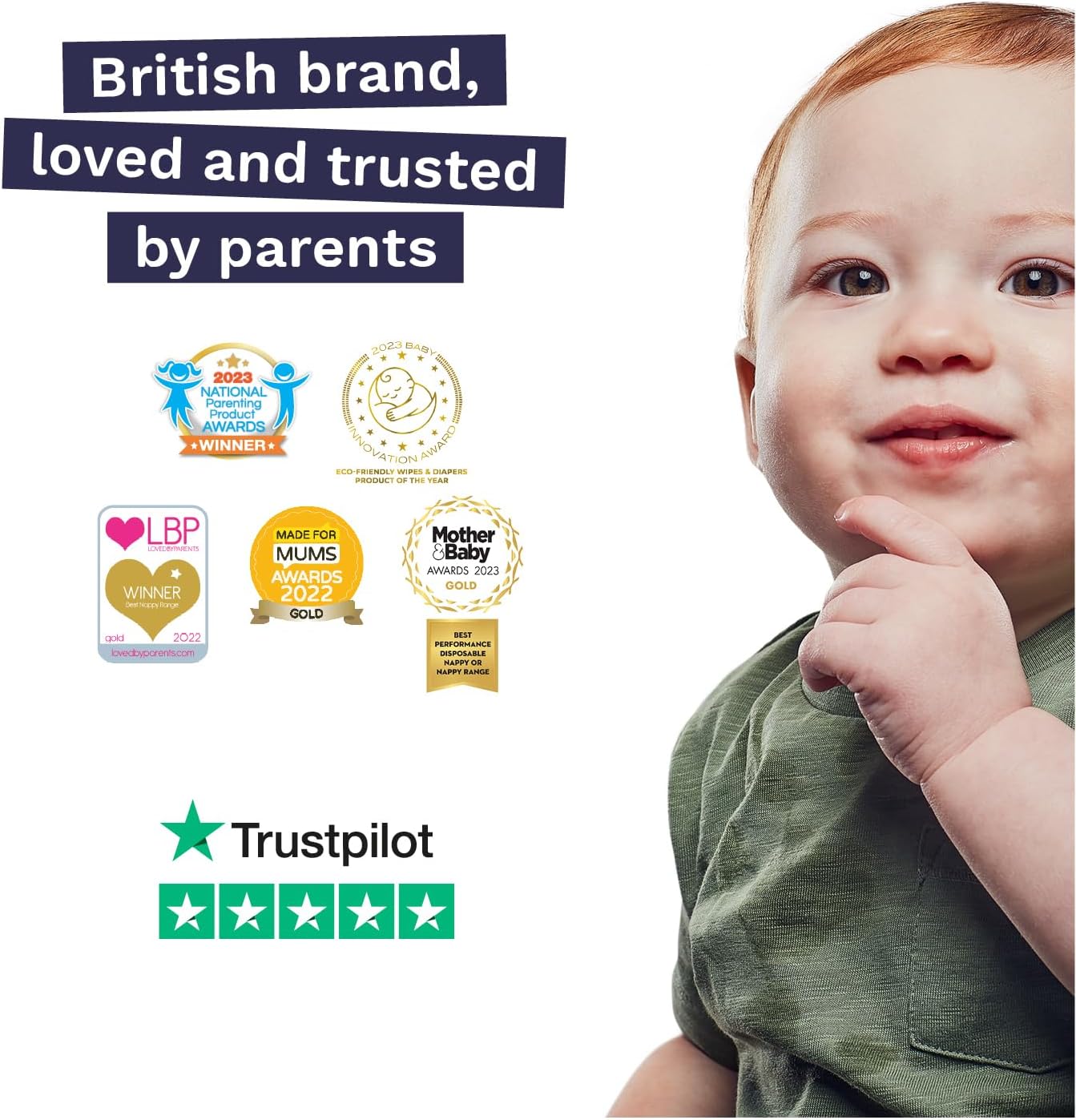 Pura Flushable Toddler Wipes 10 X 60 Wipes (600 Wipes), 100% Plastic Free, 99% Water, Hypoallergenic & Fragrance Free, Totally Chlorine Free, Kids Toilet Wipes, Sensitive Skin