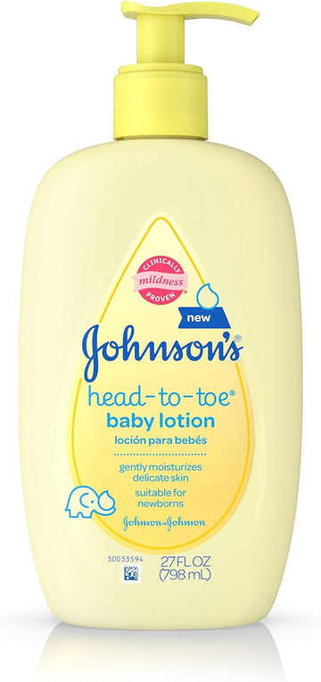 Johnson's Head-to-Toe Baby Lotion, 27 Fluid Ounce