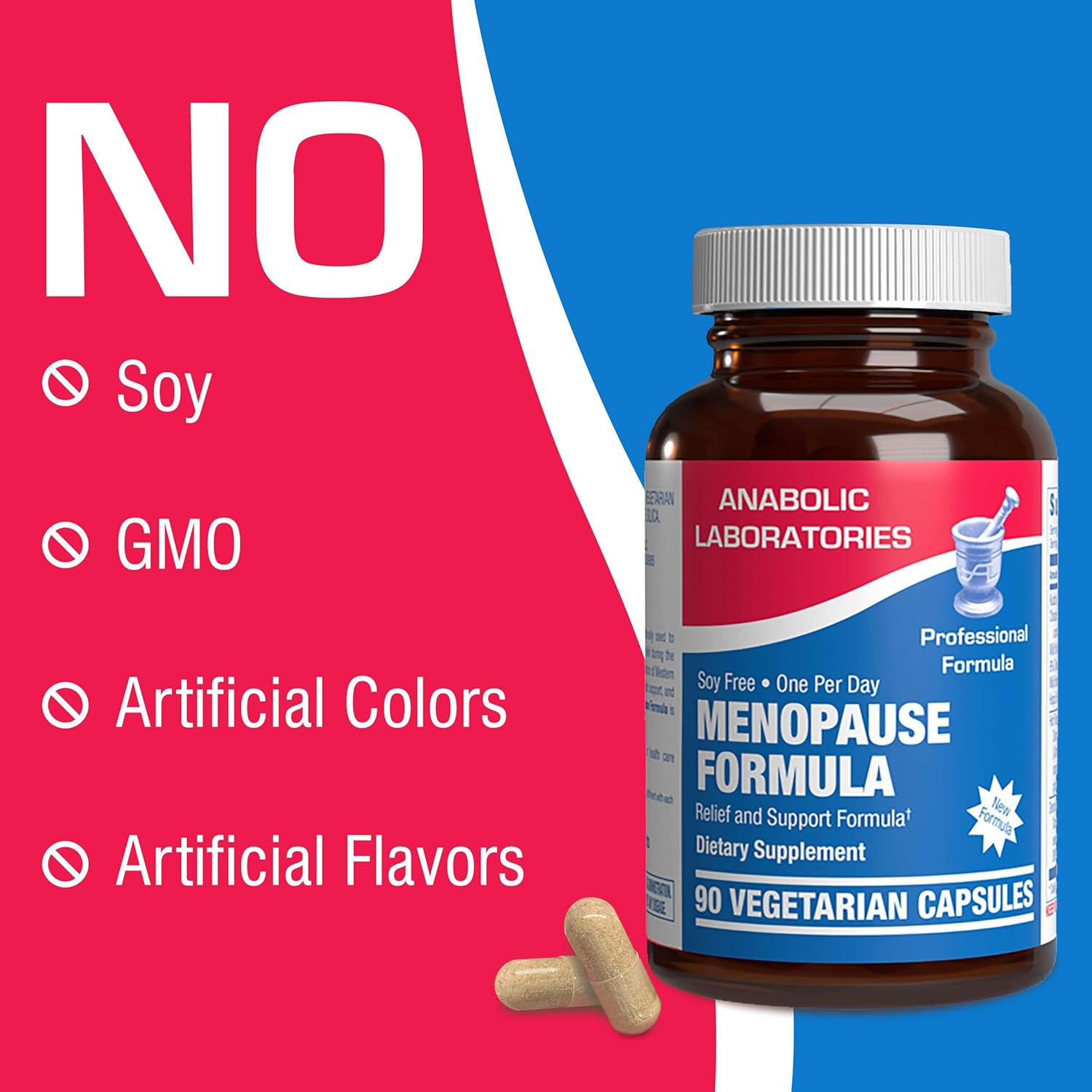 Phytoestrogen Menopause Supplement For Women - Clinical Formula With Dong Quai Vitex & Black Cohosh For Menopause Hot Flashes Night Sweats Mood Support & More - One Capsule Daily - 1 Month Supply : Health & Household