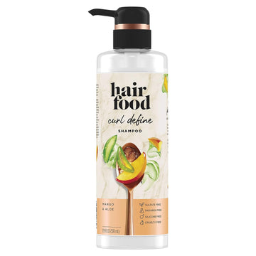 Hair Food Sulfate Free Shampoo for Curly Hair with Mango and Aloe, 17.9 Fl Oz